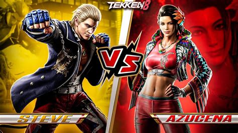 Tekken 8 Steve Vs Azucena Thrilling Best Of 5 Set Unexpected Match