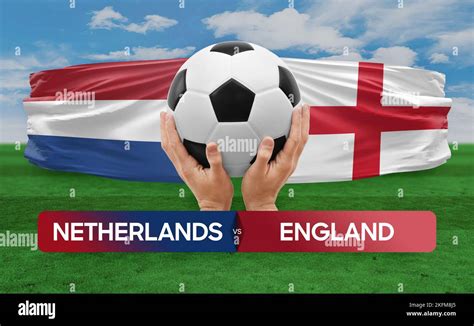 Netherlands vs England national teams soccer football match competition ...