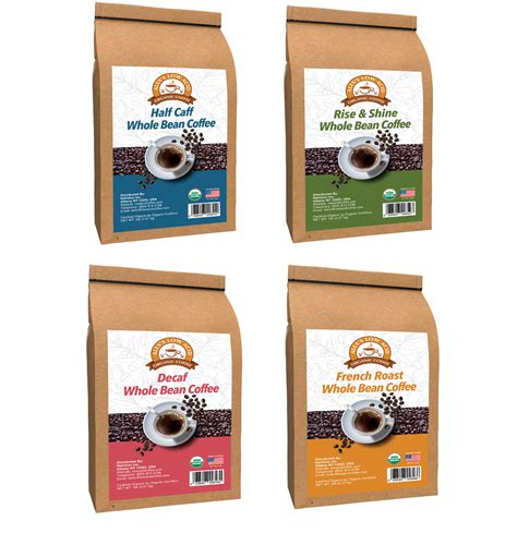 Alex's Low Acid Organic Coffee™ 5lb Bag Whole Bean Variety Pack - Alex ...