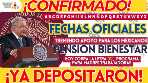 ¡ya EstÁ Depositado El DÍa De Hoy Recibe Apoyo La Siguiente Letra