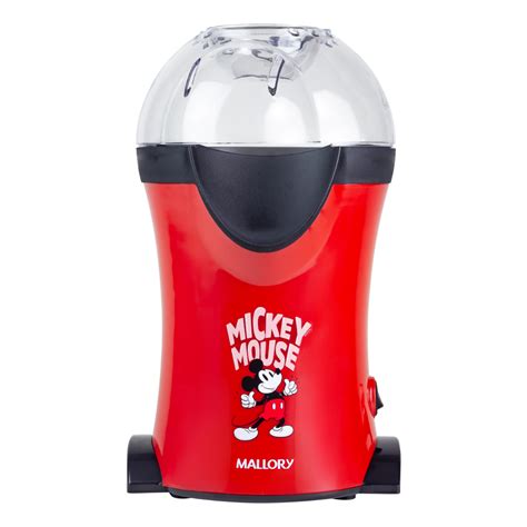 Pipoqueira El Trica Mickey V Preto Vermelho Mallory Pipoqueira