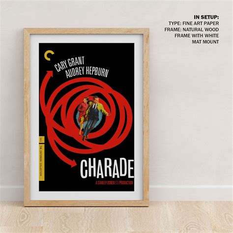 Charade (1963) Movie Poster: Buy Hollywood & Famous Movie Posters ...