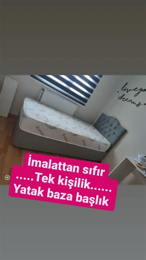 Tek kişilik yatak baza baslik Mobilya 1637287197