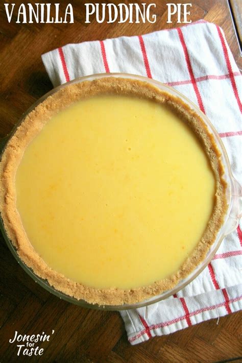 No Bake Vanilla Pudding Pie