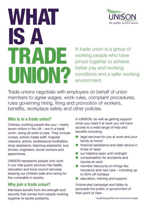 Unison Living Member Benefits Leaflet Unison Shop