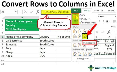 Excel Column To Number What Is It Formula Example Off