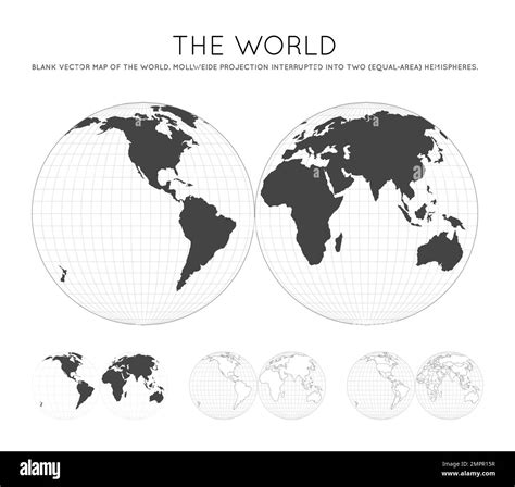 Western Hemisphere Globe Outline