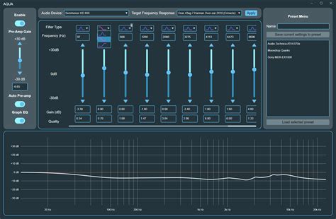 Aqua A New Open Source Equalizer Interface For Windows X Post From R