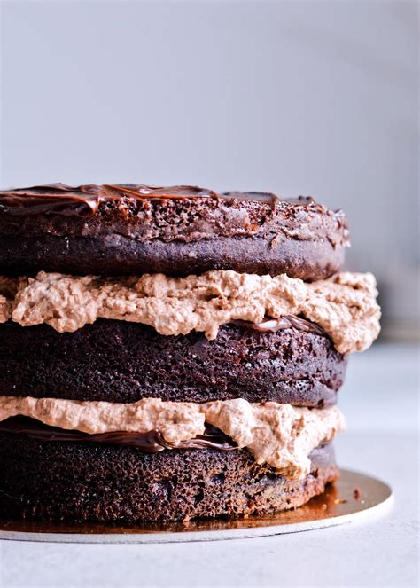 Chocolate Lover S Triple Chocolate Ganache Layer Cake