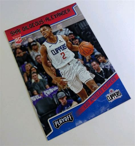 Panini Chronicles Playoff Shai Gilgeous Alexander Rookie Rc