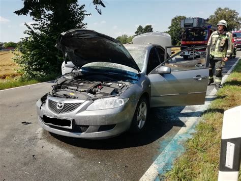 Fahrzeugbrand Nach Verkehrsunfall Einsatzbericht Bocholt