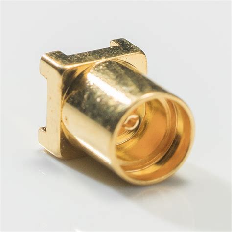 MCX Male Straight Connector For Printed Circuits