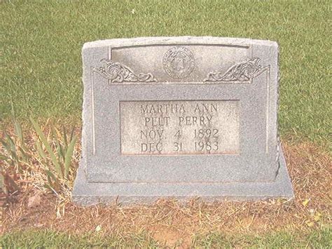 Martha Annie Pelt Purifoy Perry 1892 1983 Monumento Find A Grave