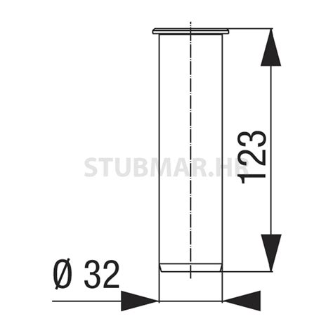 Cijev S Rubom Fi 32 Mm
