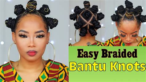 How To Jumbo Bantu Knots Tutorial On Natural Hair 💕🇯🇲 Bantu Knots Tutorial Bantu Knot