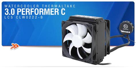 Watercooler Thermaltake 30 Performer C All In Onde Lcs Clw0222 B Kabum