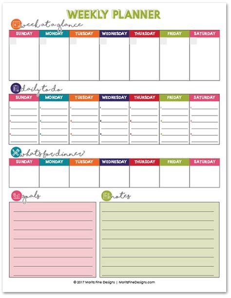 Printable Calendar To Do List Printable