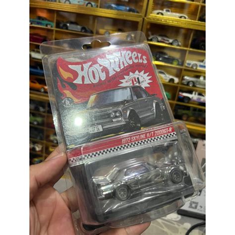 Hot Wheels RLC Skyline H T GT R Chrome Spectraflame Shopee Malaysia