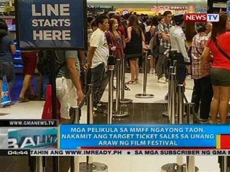 Mga Pelikula Sa Mmff Ngayong Taon Nakamit Ang Target Ticket Sales Sa