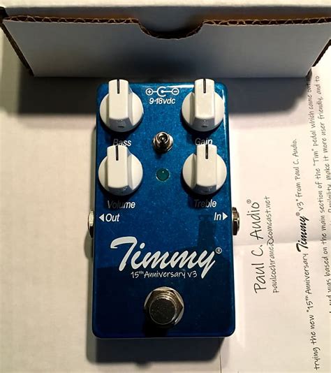 Paul Cochrane Timmy V Th Anniversary Reverb