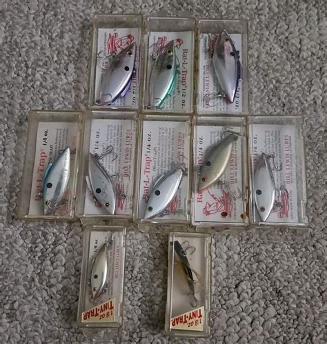 Lot Of New Vintage Bill Lewis Rat L Trap Lipless Crankbait Fishing