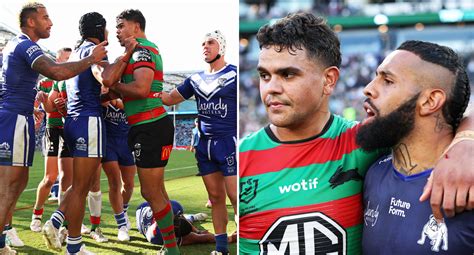 Latrell Mitchell In Hot Water For Sickening Josh Addo Carr Incident In Souths Win Yahoo Sport