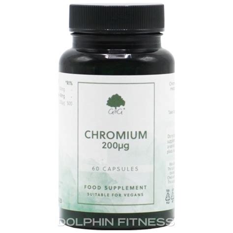 Gandg Chromium Picolinate 200 Mcg 60 Vegan Capsules