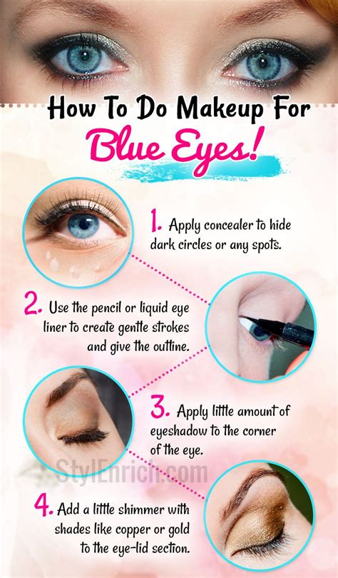 Makeup For Blue Eyes To Define The Look And Shade Of The Eyes