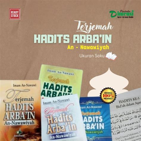 Buku Terjemah Hadits Arba In An Nawawi Buku Saku Buku Agama