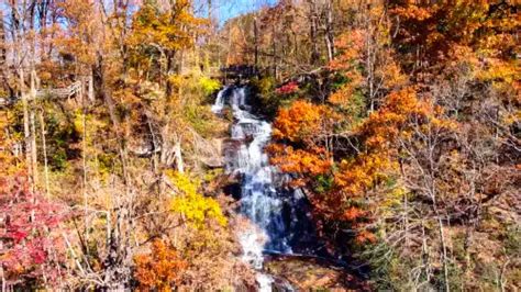 Hiking To Georgias Largest Waterfall Amicalola Falls From Creek