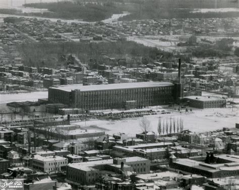 Vue A Rienne De La Dominion Textile Drummondville Soci T D Histoire