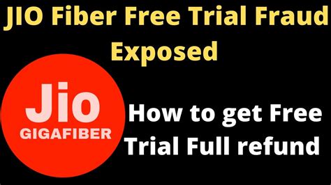 Jio Fiber Free Trial Fraud Exposed Jio Fiber Refund Scam 2021 Jio