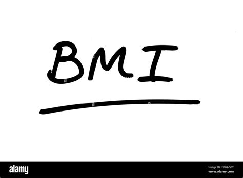 L Abr Viation Bmi Signifiant Body Mass Index Manuscrite Sur Fond