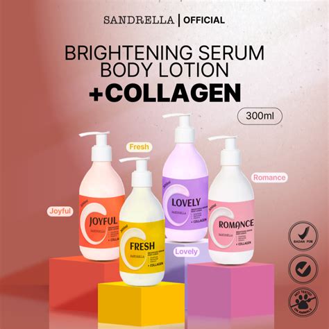 Jual Sandrella Brightening Serum Body Lotion Collagen By Jogi Citra