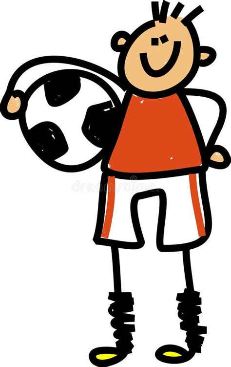 Soccer Kid Stock Vector Illustration Of Activities Kick 2548196