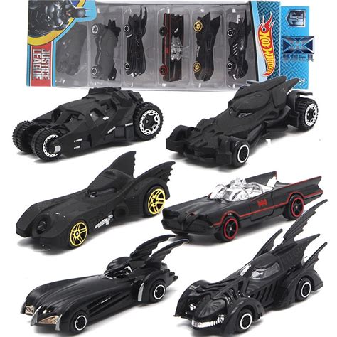 HOT WHEELS 6 Peças Conjunto De Carrinhos Dc Comics Batman Batmobile