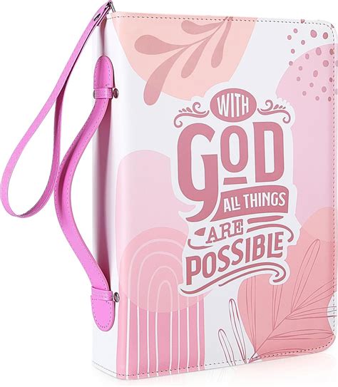 Amazon Bible Cover Cases For Women Girls PU Leather Bible Carrying