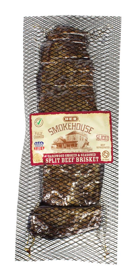 H E B Select Ingredients Fully Cooked Pre Sliced Hardwood Smoked Split