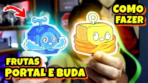 COMO DESENHAR AS FRUTAS BUDA E PORTAL DO BLOX FRUITS ROBLOX PASSO A