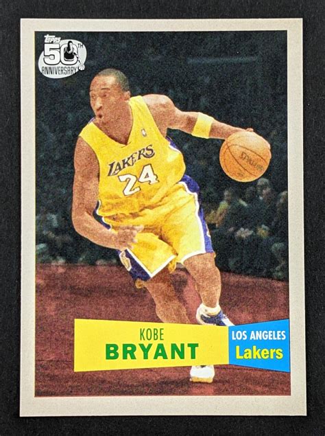 2007 08 Topps 1957 58 Variations 24 Kobe Bryant EBay