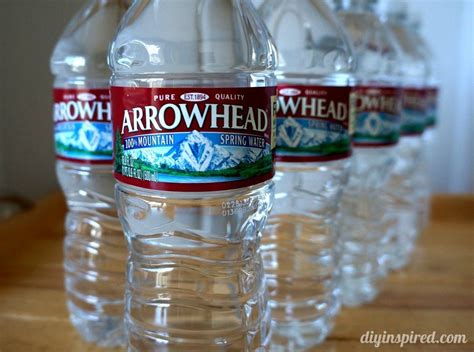 Arrowhead Water Bottle Label