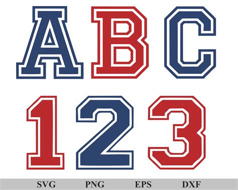 Varsity Font Svg File Varsity Letter Svg Varsity Alphabet Svg Images