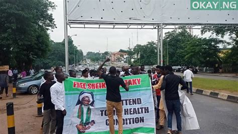 Photos Imn Members Protest In Abuja Over Delayed Release Of El Zakzaky