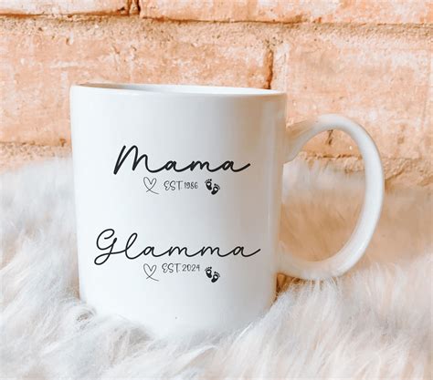 Custom New Grandmother T Promoted To Grandma T Glamma Ts