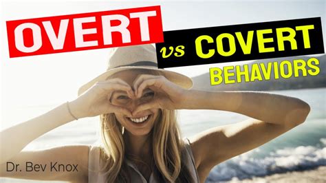 Overt Vs Covert Behaviors Youtube