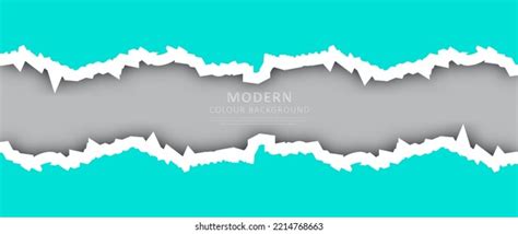 Blue Torn Paper Background Design Stock Vector (Royalty Free ...