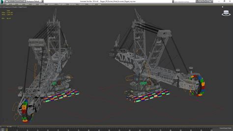 Bagger 293 Bucket Wheel Excavator Rigged 3D Model $259 - .max - Free3D