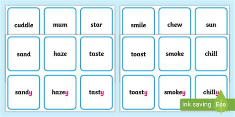 Suffix Y Matching Cards Teacher Made Twinkl Twinkl