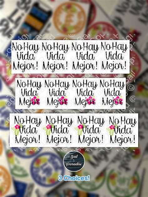 No Hay Vida Mejor Text Sticker Pack Jw Best Life Ever Etsy