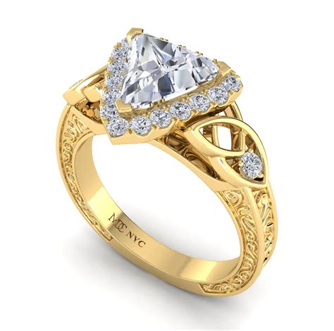 Trillion Engagement Rings From Mdc Diamonds Nyc